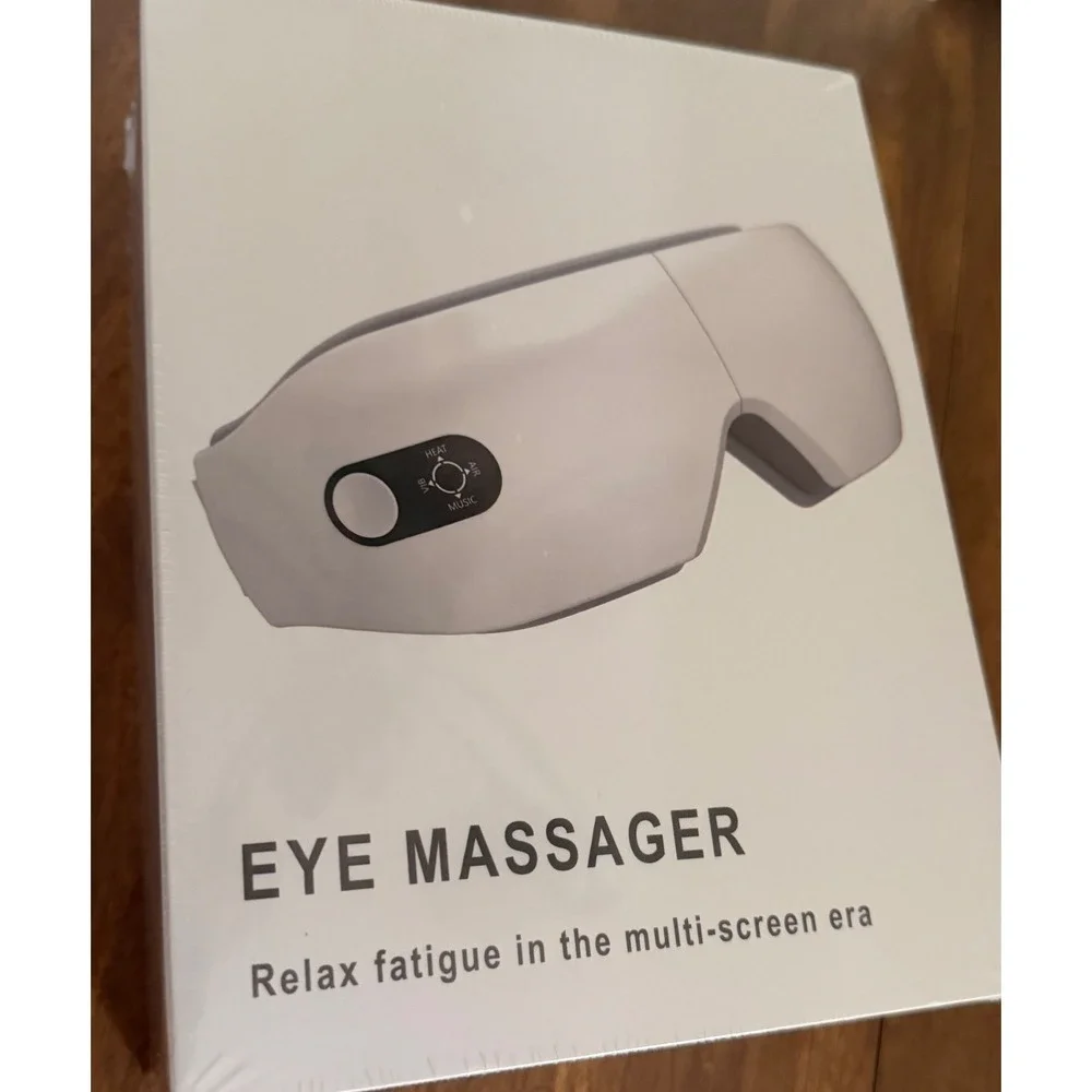 NEW SEALED NOWWISH Eye Massager EM-006 Heat Vibration Bluetooth Music Foldable
